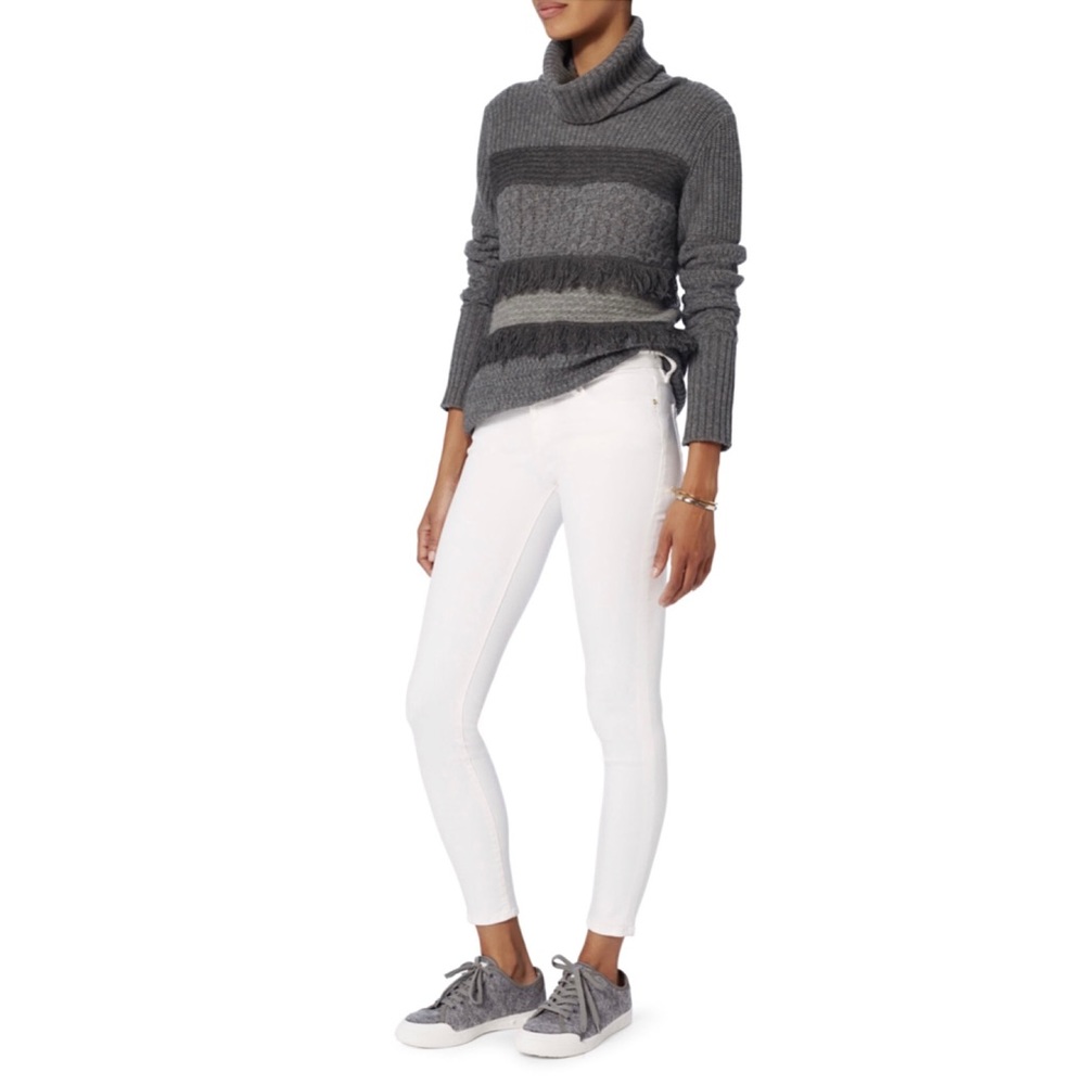 NEW FRAME WHITE HIGH RISE SKINNY JEANS - Picture 10 of 10